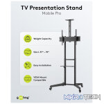 Goobay TV Presentation Stand Pro (Size L) for TVs and monitors between 37" and 70" - Image 3