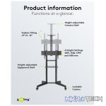 Goobay TV Presentation Stand Pro (Size L) for TVs and monitors between 37" and 70" - Image 7
