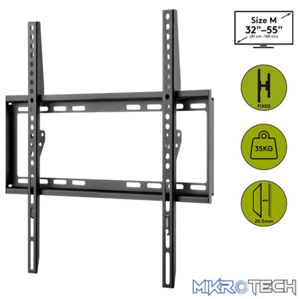 Goobay TV Wall Mount Basic FIXED (M) for TVs from 32" to 55" - Image 4