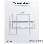 Goobay TV Wall Mount Basic FIXED (M) for TVs from 32" to 55" - Image 10