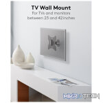 Goobay TV Wall Mount Basic FIXED (Size S) for TVs from 23" to 42", Tilt and Swivel - Image 5
