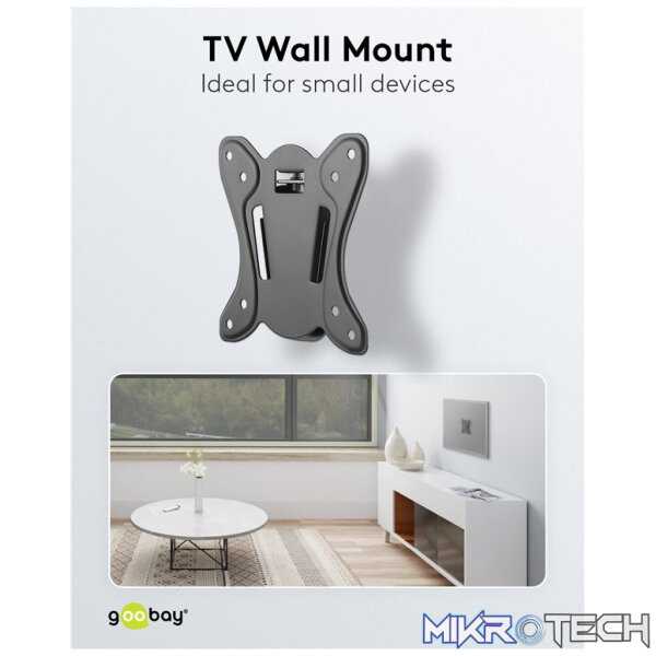 Goobay TV Wall Mount Basic FIXED (Size S) for TVs from 23" to 42" up to 25KG - Image 7