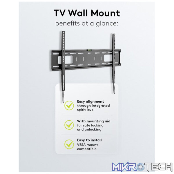 Goobay TV Wall Mount Pro FIXED (L) for TV Sets from 37" to 70" up to 50 kg - Image 12