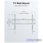 Goobay TV Wall Mount Pro FIXED (L) for TV Sets from 37" to 70" up to 50 kg - Image 9