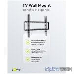 Goobay TV wall mount Basic FIXED (L) for TVs from 37" to 70" - Image 14