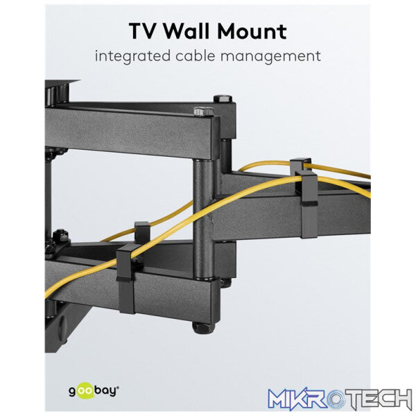 Goobay TV wall mount Pro FULLMOTION (L) for TVs from 37" to 70" up to 60kg - Image 12