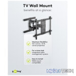 Goobay TV wall mount Pro FULLMOTION (L) for TVs from 37" to 70" up to 60kg - Image 13