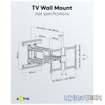 Goobay TV wall mount Pro FULLMOTION (L) wide Range for TVs from 37" to 70" up to 70 kg - Image 11