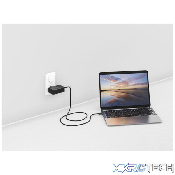 Goobay USB-C 65w Charger for Laptops - Black - Image 4