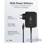 Goobay USB-C 65w Charger for Laptops - Black - Image 8