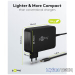 Goobay USB-C 90w Charger for Laptops - Black - Image 6