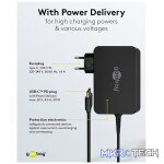 Goobay USB-C 90w Charger for Laptops - Black - Image 7
