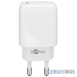 Goobay USB-C Power Delivery (PD) 20w Fast Charger - White - Image 2