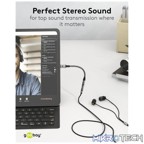 Goobay USB-C to Audio Jack 3.5mm Cable - Image 11