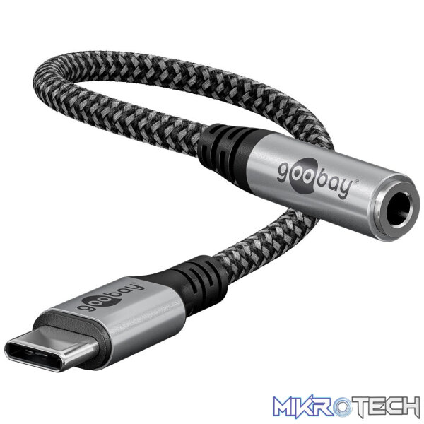 Goobay USB-C to Audio Jack 3.5mm Cable Goobay USB-C to Audio Jack 3.5mm Cable