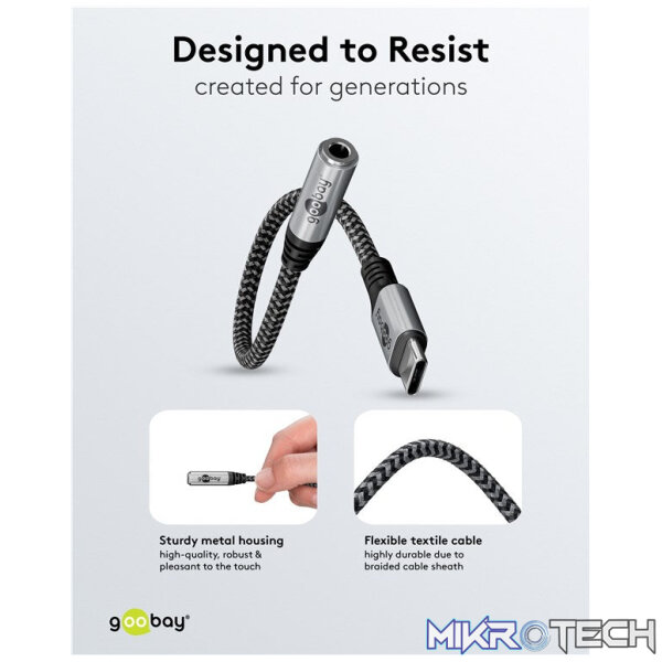 Goobay USB-C to Audio Jack 3.5mm Cable - Image 9