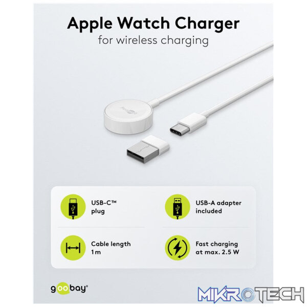 Goobay Wireless Charger for Apple Watch - Image 4