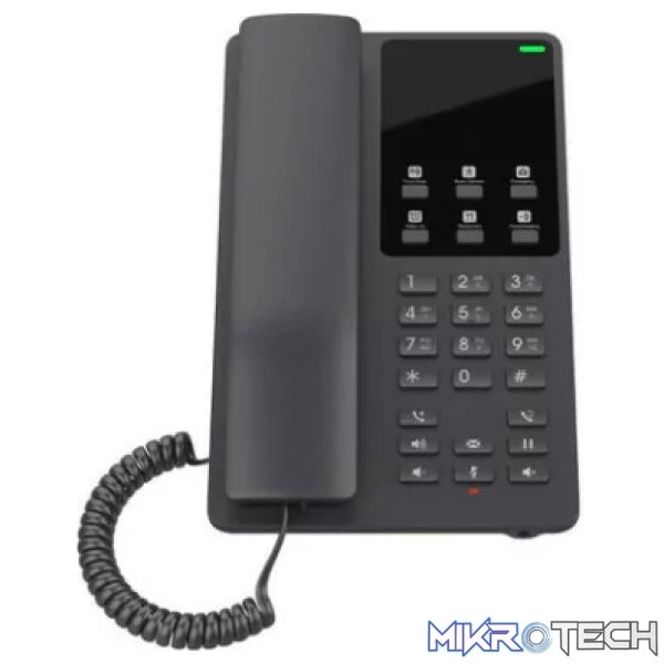 Grandstream 2 Line Compact Hotel Phone Black Grandstream 2 Line Compact Hotel Phone Black