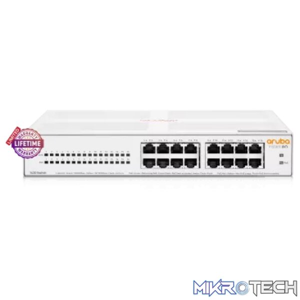 HPE Networking Instant On 1430 16 port GbE PoE Switch - 124W | SW143016G-124W HPE Networking Instant On 1430 16 port GbE PoE Switch - 124W | SW143016G-124W