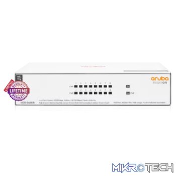 HPE Networking Instant On 1430 8 Port GbE Poe Switch | SW14308G-64W