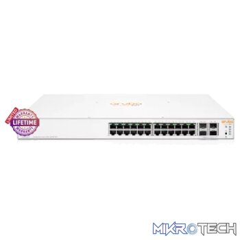 HPE Networking Instant On 1930 4SFP + 24 Port 195W Switch | ARU-IO-SW193024G-195W