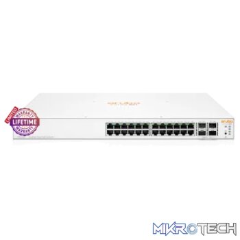 HPE Networking Instant On 1930 4SFP + 24 Port 370W Switch | ARU-IO-SW193024G-370W