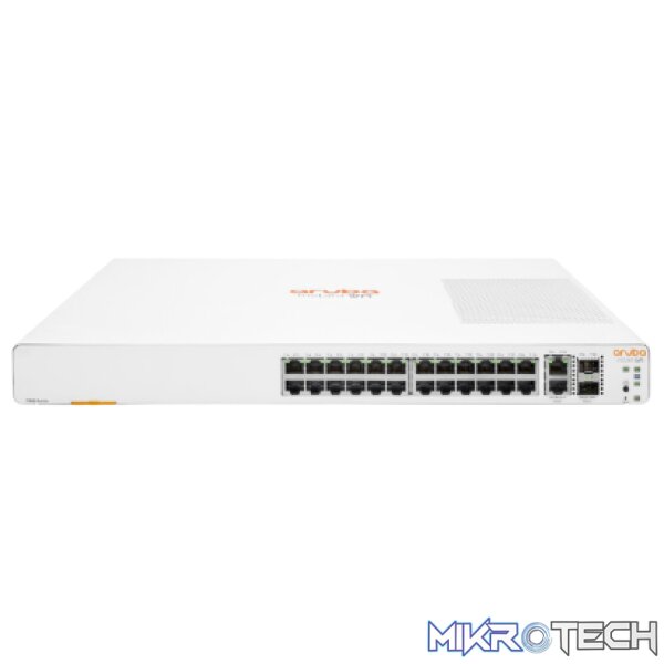 HPE Networking Instant On 1960 2SFP+ 24 Port 370W Switch |ARU-IO-SW196024G-370W - Image 2