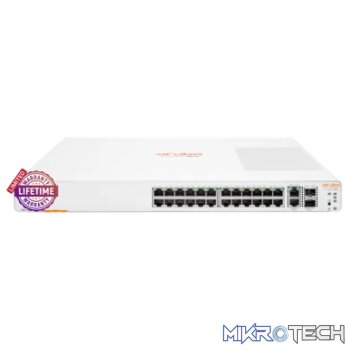 HPE Networking Instant On 1960 2SFP+ 24 Port 370W Switch |ARU-IO-SW196024G-370W