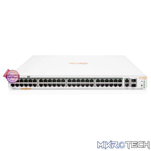 HPE Networking Instant On 1960 2SFP+ 48 Port 600W Switch | ARU-IO-SW196048G-600W HPE Networking Instant On 1960 2SFP+ 48 Port 600W Switch | ARU-IO-SW196048G-600W