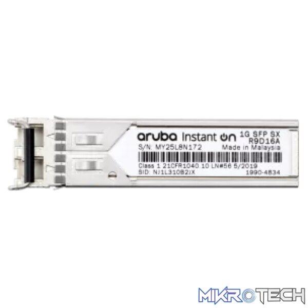 HPE Networking Instant On 1G SFP LC SX 500m MMF XCVR SFP Module HPE Networking Instant On 1G SFP LC SX 500m MMF XCVR SFP Module