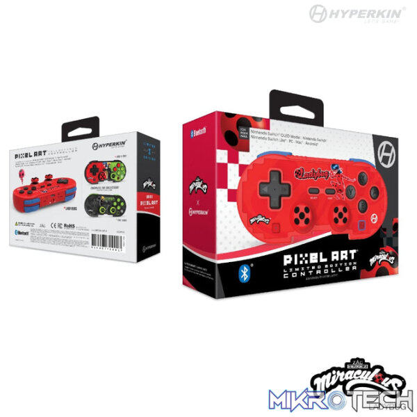 Hyperkin Official Miraculous Pixel Art Bluetooth Switch Controller - Image 10