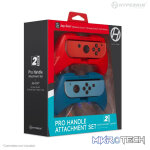 Hyperkin Pro Handle Attachment Set 2 Pack for Switch Joy-Con - Blue/Red - Image 6