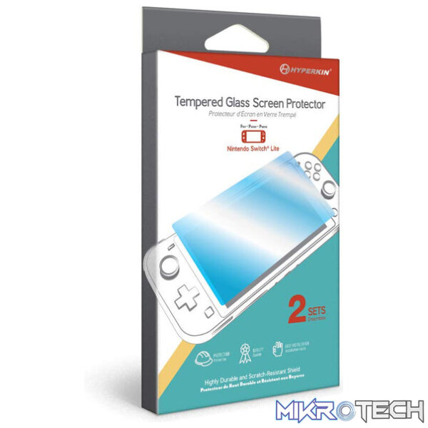 Hyperkin Tempered Glass Screen Protector 2 Sets For Nintendo Switch Lite - Image 5