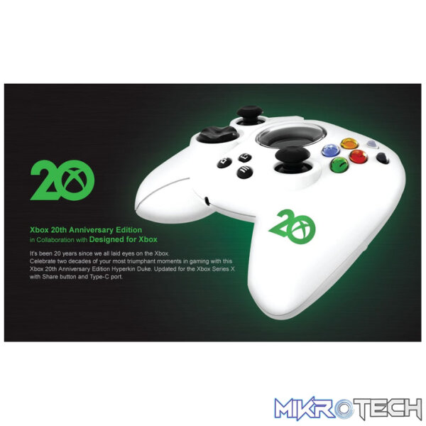 Hyperkin Xbox 20th Anniversary Limited Edition Duke Wired Xbox Controller - Image 9