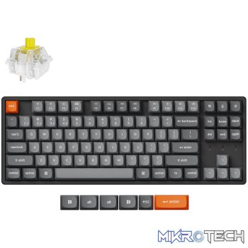 Keychron K8 Max QMK Wireless Custom Mechanical Keyboard | BANANA Switches