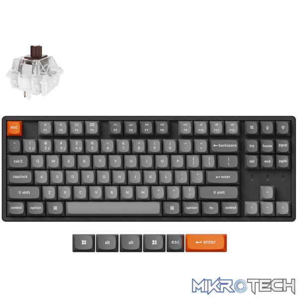 Keychron K8 Max QMK Wireless Custom Mechanical Keyboard | BROWN Switches Keychron K8 Max QMK Wireless Custom Mechanical Keyboard | BROWN Switches