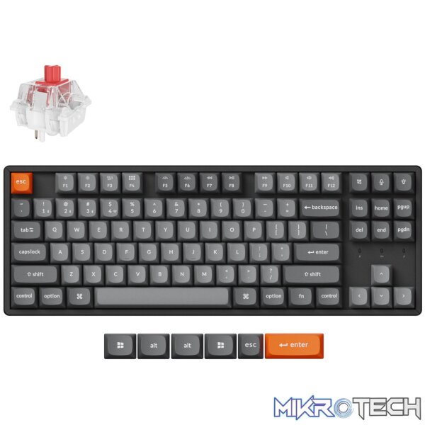 Keychron K8 Max QMK Wireless Custom Mechanical Keyboard | RED Switches Keychron K8 Max QMK Wireless Custom Mechanical Keyboard | RED Switches