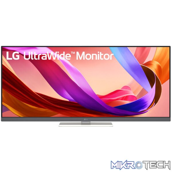 LG UltraWide 34" FHD IPS White Monitor 100Hz USB-C incl Speaker - Image 2