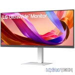 LG UltraWide 34" FHD IPS White Monitor 100Hz USB-C incl Speaker