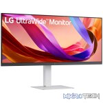 LG UltraWide 34" FHD IPS White Monitor 100Hz USB-C incl Speaker - Image 3