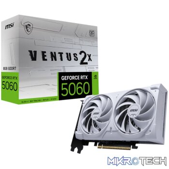 MSI GF RTX 5060 VENTUS 2X OC 8GB WH