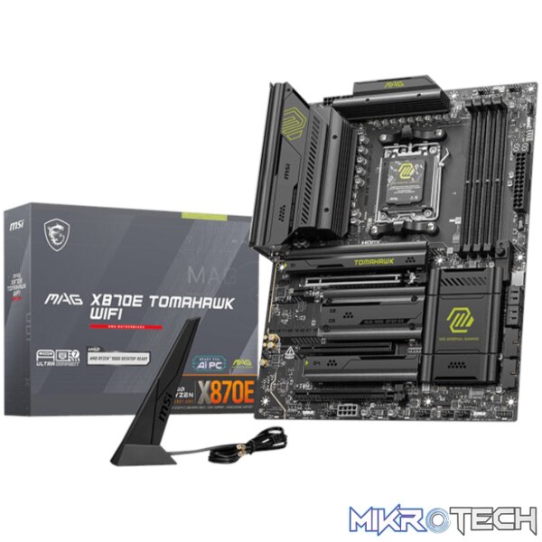 MSI MAG X870E TOMAHAWK WIFI AM5 ATX DDR5 Gaming Motherboard MSI MAG X870E TOMAHAWK WIFI AM5 ATX DDR5 Gaming Motherboard