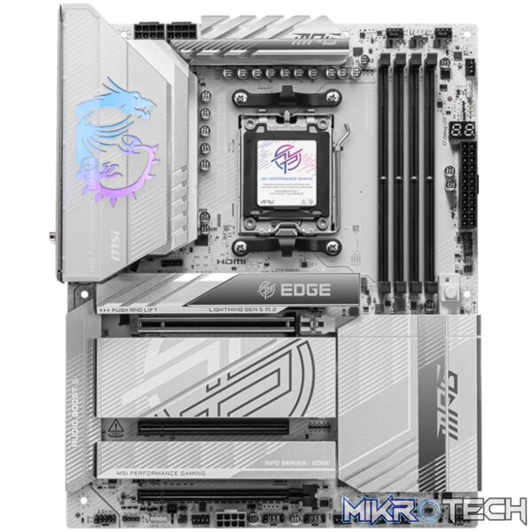MSI MPG X870E EDGE TI WIFI AM5 ATX DDR5 Gaming Motherboard - Image 2