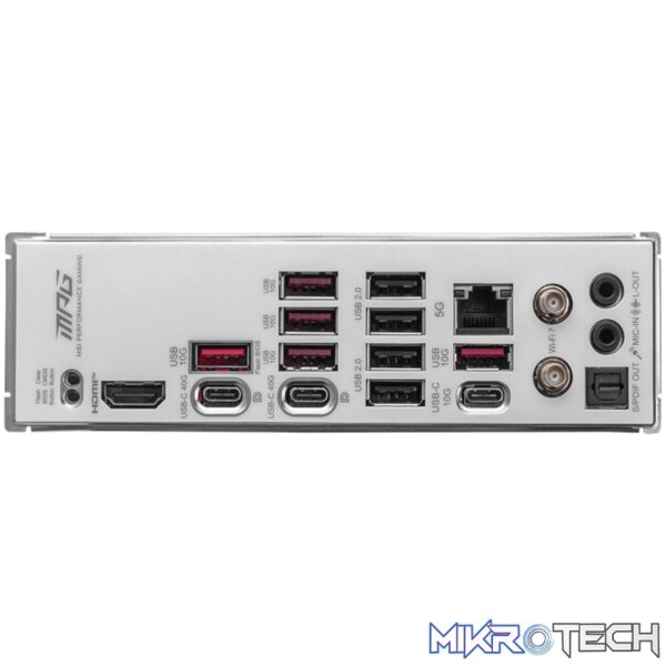 MSI MPG X870E EDGE TI WIFI AM5 ATX DDR5 Gaming Motherboard - Image 5