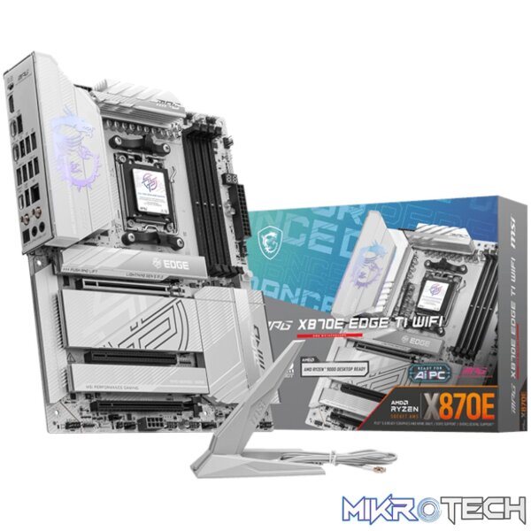 MSI MPG X870E EDGE TI WIFI AM5 ATX DDR5 Gaming Motherboard MSI MPG X870E EDGE TI WIFI AM5 ATX DDR5 Gaming Motherboard