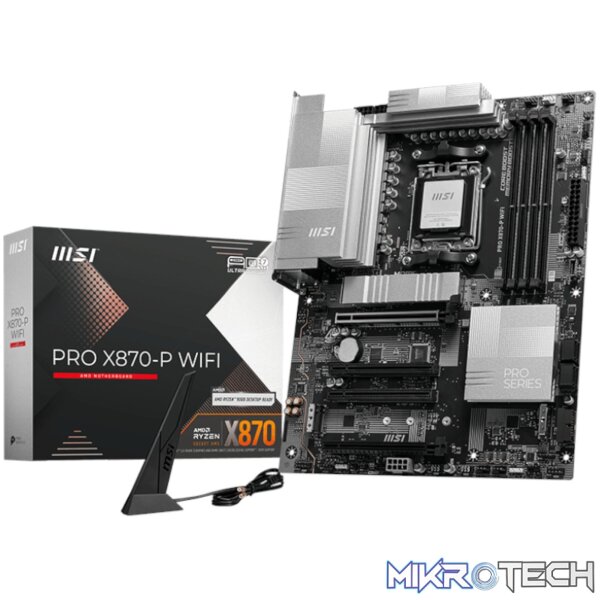 MSI PRO X870-P WIFI AM5 ATX DDR5 Motherboard MSI PRO X870-P WIFI AM5 ATX DDR5 Motherboard