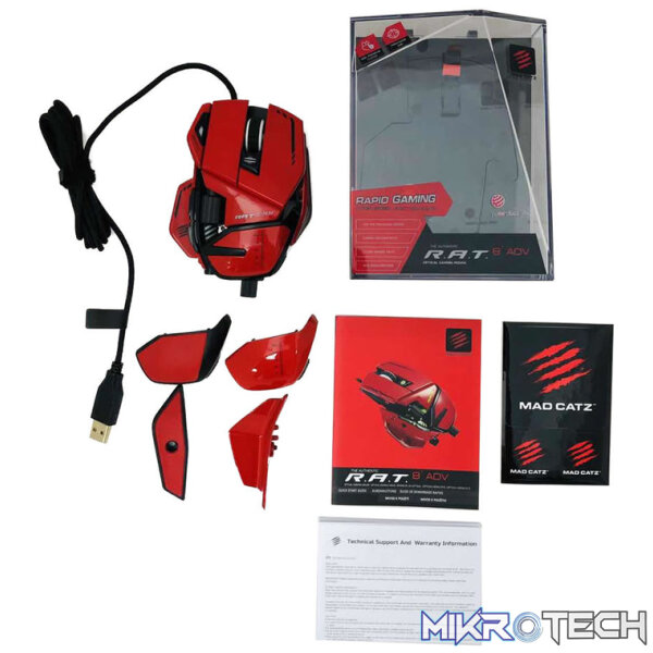 Mad Catz R.A.T. 8+ ADV Highly Customizable Optical Wired Gaming Mouse - Image 8
