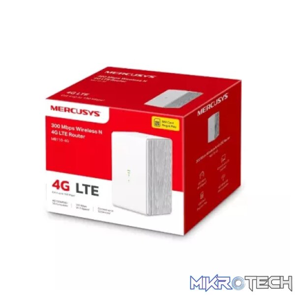 Mercusys 300 Mbps Wireless N 4G LTE Router | MRC-MB110-4G - Image 3
