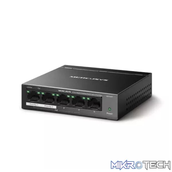 Mercusys 5-Port Gigabit PoE Desktop Switch | MRC-MS105GP - Image 2