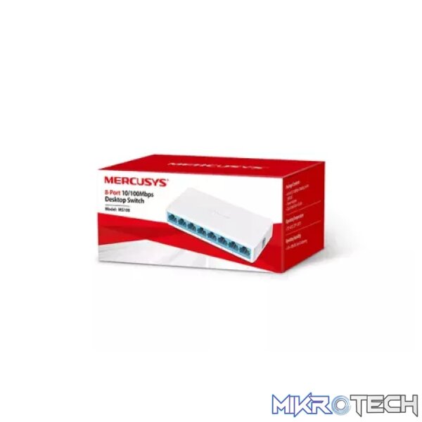 Mercusys 8-Port 10/100Mbps Desktop Switch | MRC-MS108 - Image 3